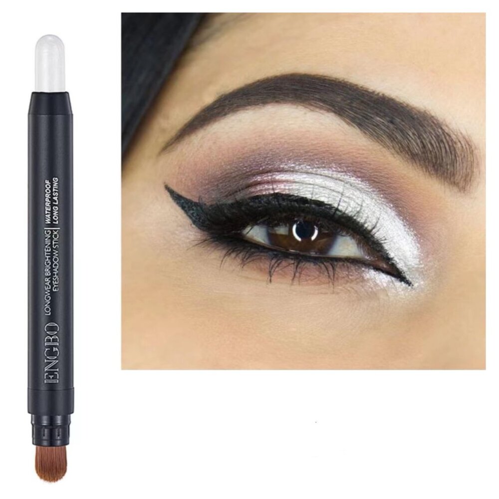 Set of 2 New Sealed ENGBO Make-Up Longwear Brightening Eyeshadow Stick No. 1 & 2 - Picture 2 of 8